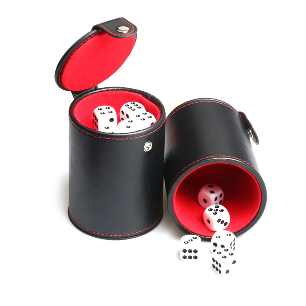 Fantasydice Dice Cup + 10 Dice For Tabletop Adventures