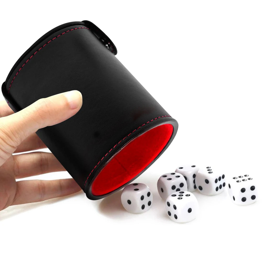 Fantasydice Dice Cup + 10 Dice For Tabletop Adventures