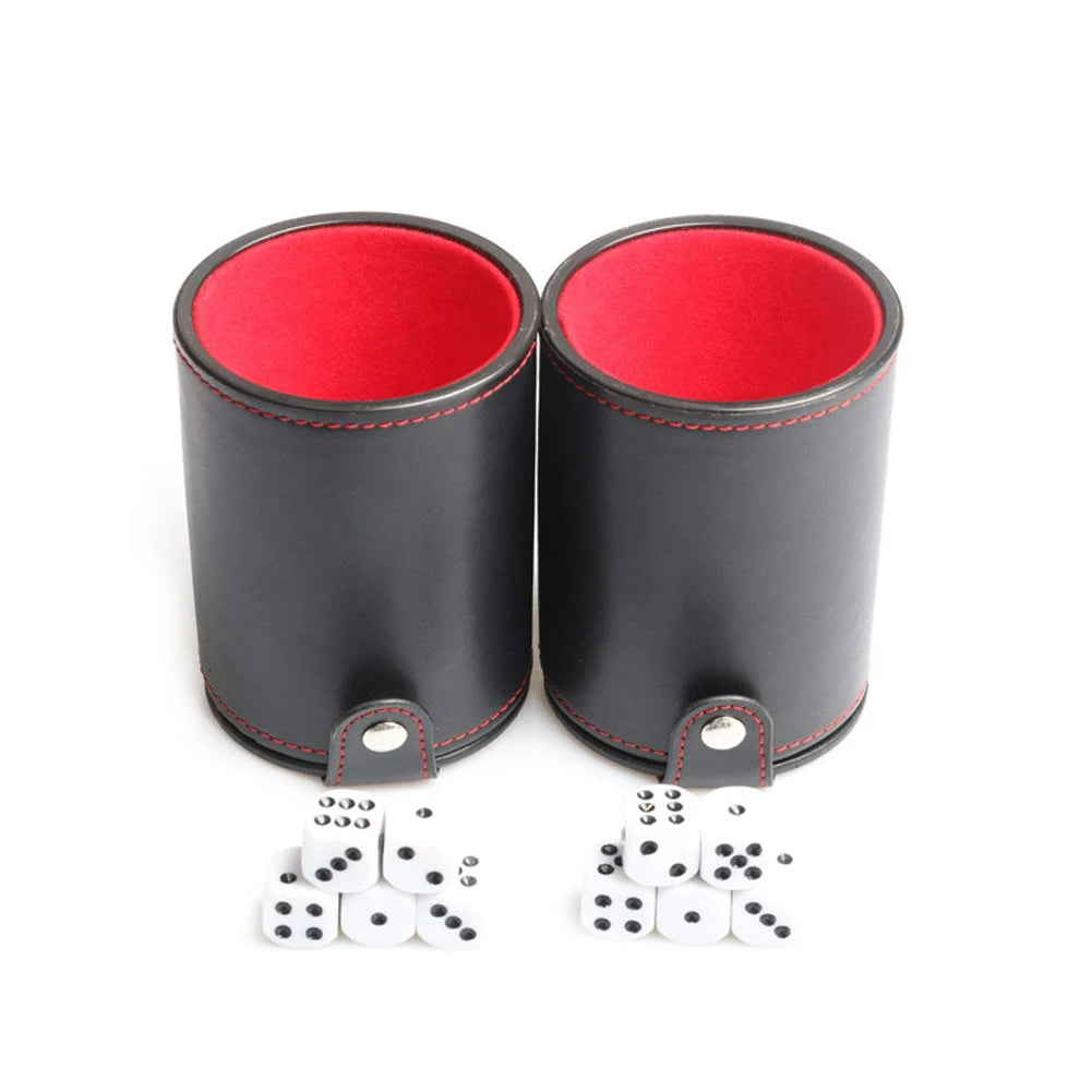 Fantasydice Dice Cup + 10 Dice For Tabletop Adventures