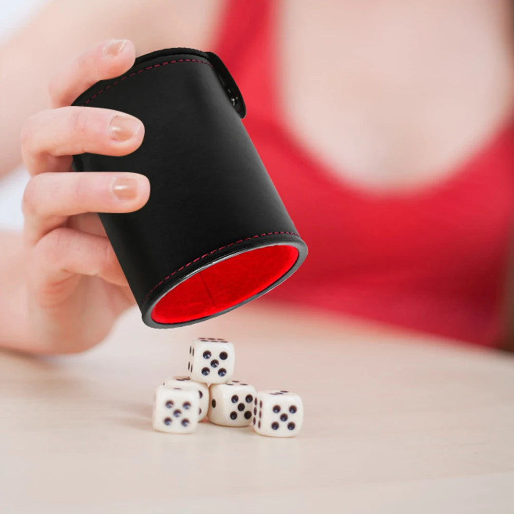 Fantasydice Dice Cup + 10 Dice For Tabletop Adventures