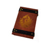 Fire Dragon Book-Shaped Gold Deep Purple Velvet Fire Rolling Magic Book Tray for All Tabletop RPGs Like D&D , Call of Cthulhu, Shadowrun.